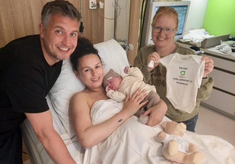 De eerste baby in het nieuwe Tergooi MC